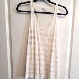 Old Navy Small Tank w gold